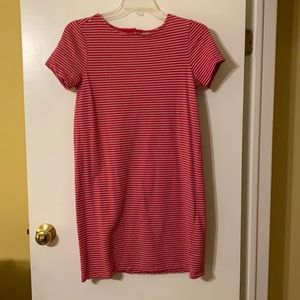 Pink and white sundress